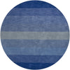 Chandra Metro MET-566 Blue Area Rug Round