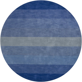 Chandra Metro MET-566 Blue Area Rug Round