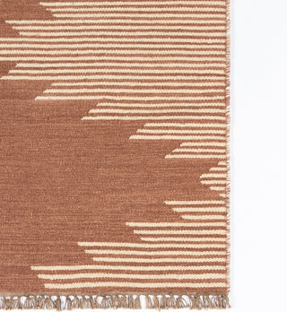 Momeni Metlili MTL-1 Terra Cott Area Rug by Lemieux Et Cie Corner Image