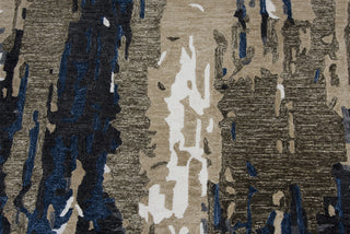 Rizzy Metro MET101 Beige/Blue Area Rug Angle Image