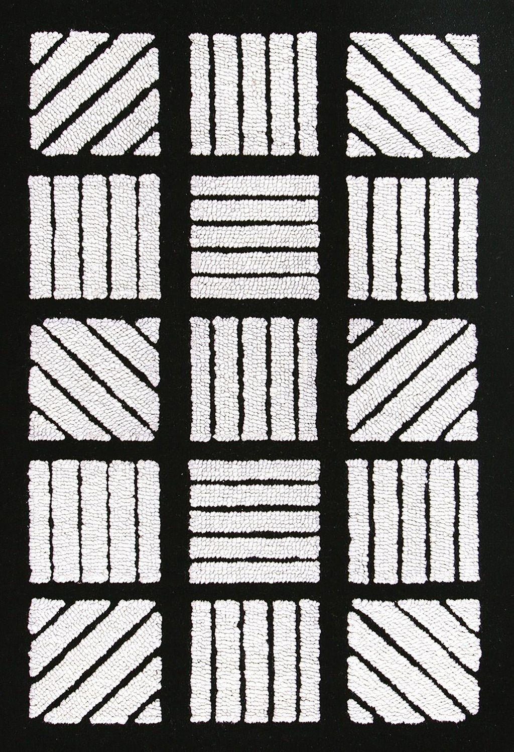 Loloi Metro MR-01 Black/White Area Rug main image