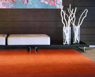 Momeni Metro MT-12 Paprika Area Rug Roomshot Feature