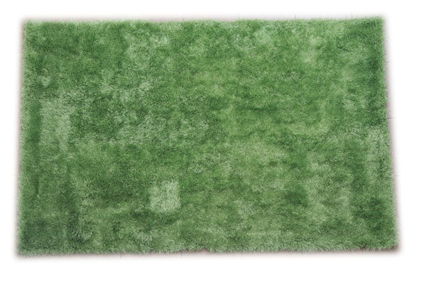 JazzyFloors Mason Solid Lime Green Area Rug main image