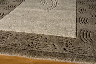 Momeni Metro MT-02 Brown Area Rug Closeup