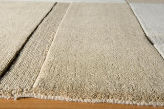 Momeni Metro MT-18 Beige Area Rug Corner Shot