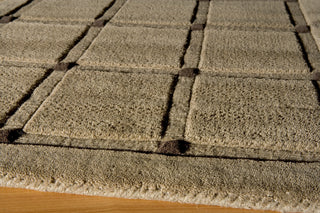 Momeni Metro MT-19 Khaki Area Rug Closeup