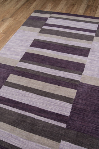 Momeni Metro MT-20 Lilac Area Rug Corner Shot