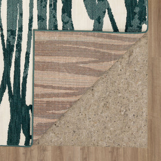 Karastan Rendition Mezzo Mallard Green Area Rug by Stacy Garcia Back Image