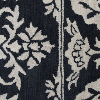 Rizzy Marianna Fields MF311A Navy Area Rug Detail Shot