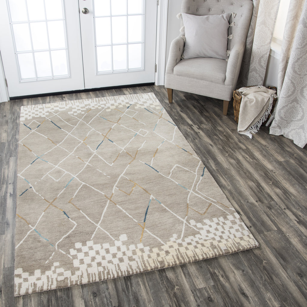 Rizzy Marianna Fields MF761A Natural Area Rug  Feature