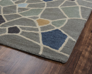 Rizzy Marianna Fields MF9502 Grey Area Rug Corner Shot