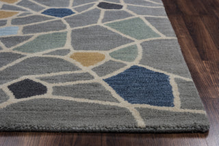 Rizzy Marianna Fields MF9502 Grey Area Rug Edge Shot