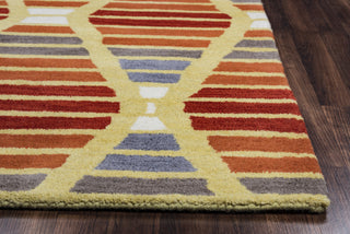Rizzy Marianna Fields MF9520 Multi Area Rug Edge Shot