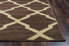 Rizzy Millington MG4777 Brown Area Rug Edge Shot
