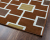 Rizzy Millington MG4780 rust Area Rug Corner Shot