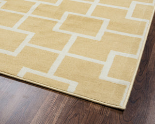 Rizzy Millington MG4781 gold Area Rug Corner Shot