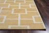 Rizzy Millington MG4781 gold Area Rug Edge Shot Feature