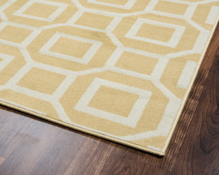 Rizzy Millington MG4789 gold Area Rug Corner Shot