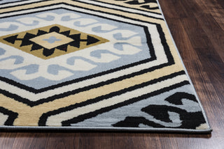Rizzy Millington MG4796 multi Area Rug Edge Shot Feature