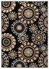 Rizzy Millington MG4861 Black Area Rug main image
