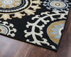 Rizzy Millington MG4861 Black Area Rug Main