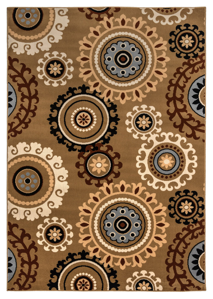 Rizzy Millington MG4862 Tan Area Rug