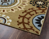 Rizzy Millington MG4862 Tan Area Rug Corner Shot