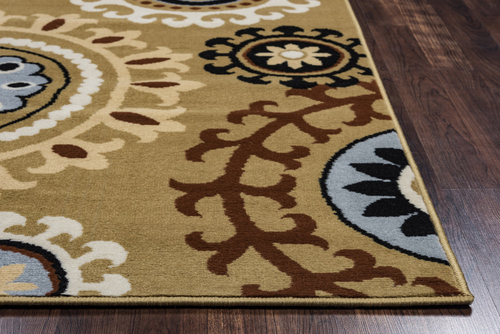 Rizzy Millington MG4862 Area Rug Edge Shot Feature