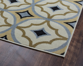 Rizzy Millington MG4865 Ivory Area Rug Corner Shot