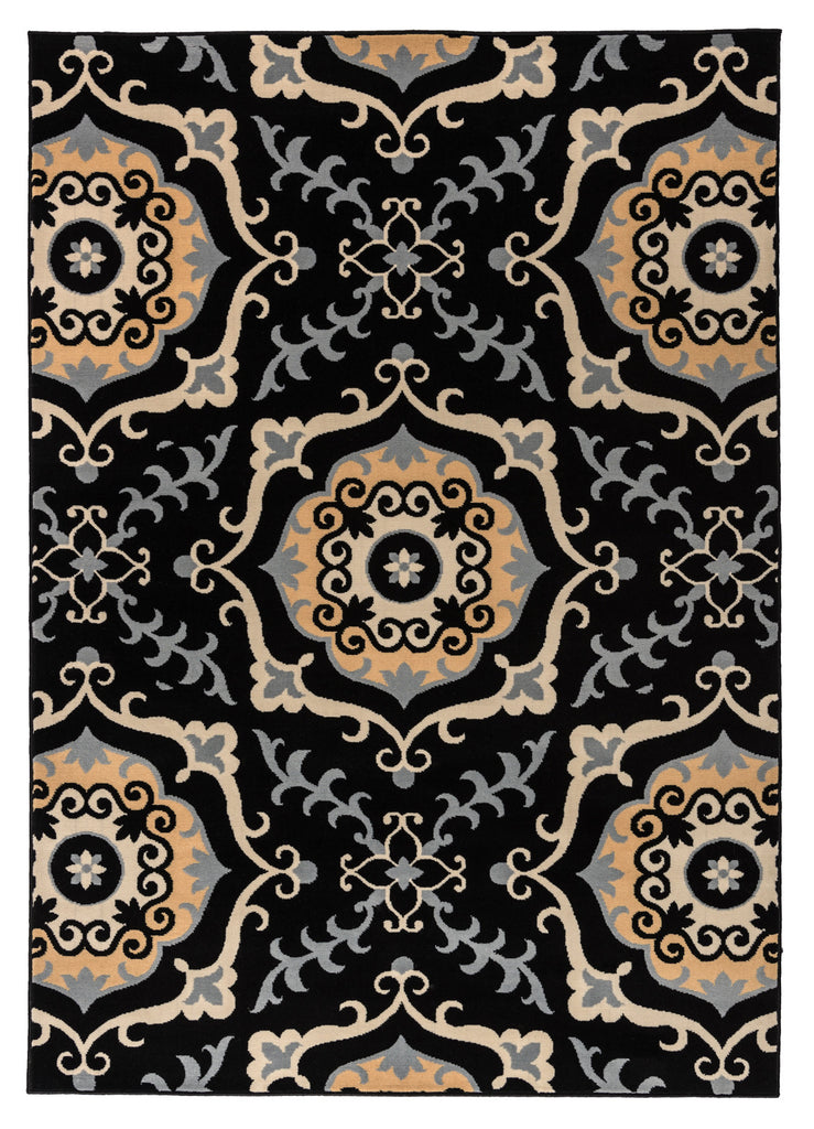 Rizzy Millington MG4886 Black Area Rug