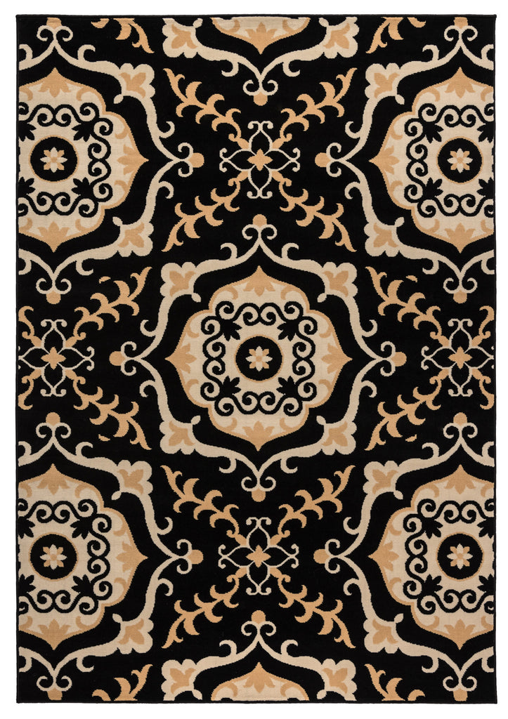 Rizzy Millington MG4887 Black Area Rug