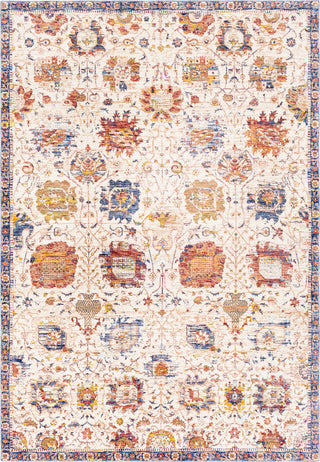 Surya Mahal MHL-2305 Rose Burgundy Cream Denim Navy Wheat Khaki Bright Orange Yellow Dark Green Area Rug main image