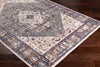 Surya Mahal MHL-2307 Denim Dark Green Cream Wheat Khaki Navy Rose Burgundy Bright Orange Yellow Area Rug Corner Image