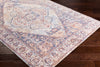 Surya Mahal MHL-2309 Denim Navy Cream Rose Burgundy Wheat Khaki Bright Orange Yellow Dark Green Area Rug Corner Image