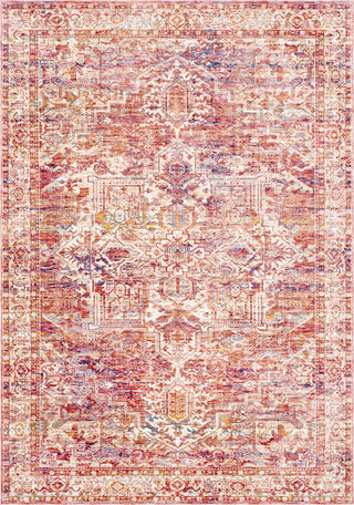 Surya Mahal MHL-2313 Rose Burgundy Denim Navy Cream Wheat Khaki Bright Yellow Dark Green Orange Area Rug main image