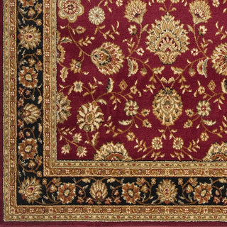 Surya Midtown MID-1013 Burgundy Machine Loomed Area Rug Sample Swatch