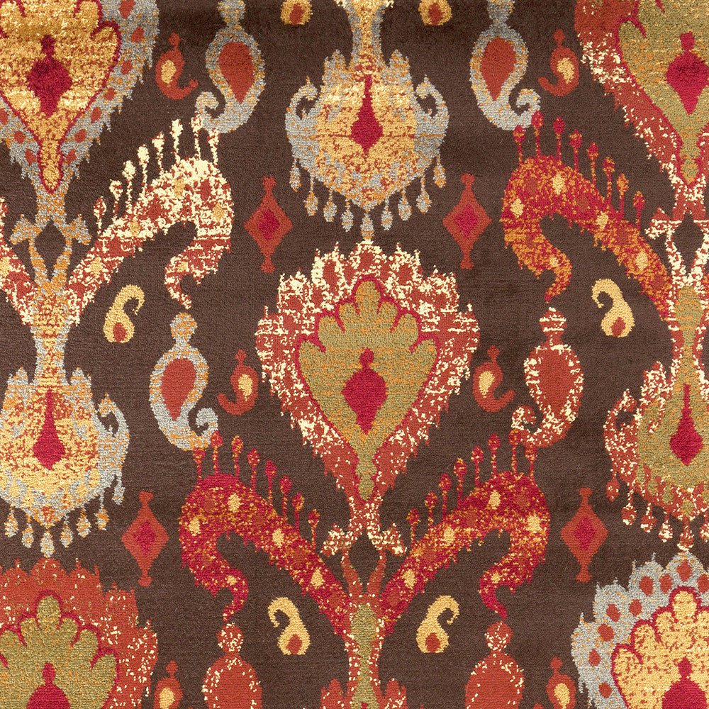 Surya Midtown MID-7758 Chocolate Machine Loomed Area Rug Sample Swatch