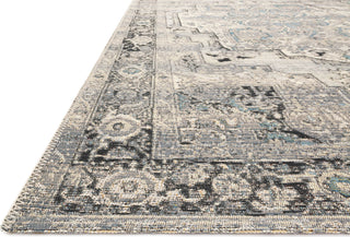 Loloi Mika MIK-01 Grey/Blue Area Rug Closeup Image