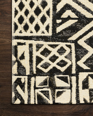 Loloi Mika MIK-13 Ivory/Black Area Rug Runner Image