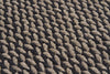 Chandra Milano MIL-24502 Black/Taupe Area Rug Close Up