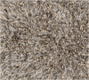 Surya Milan MIL-5002 Charcoal Shag Weave Area Rug 16'' Sample Swatch
