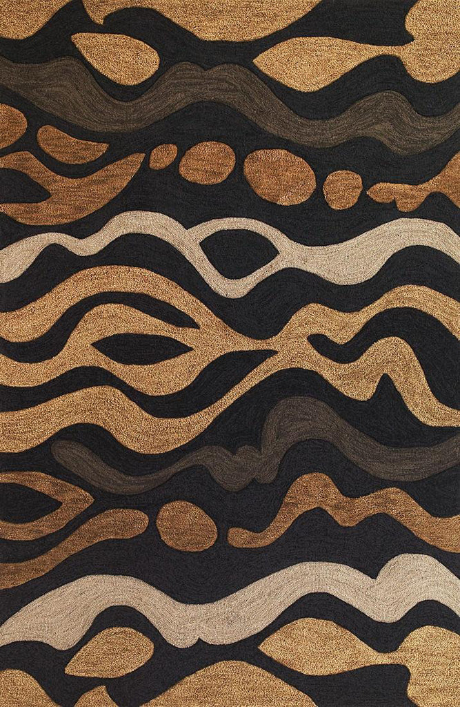 KAS Milan 2103 Charcoal Landscape Hand Tufted Area Rug