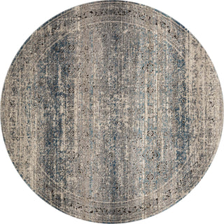 Loloi Millennium MV-02 Grey/Blue Area Rug 7'7''x 7'7'' Round