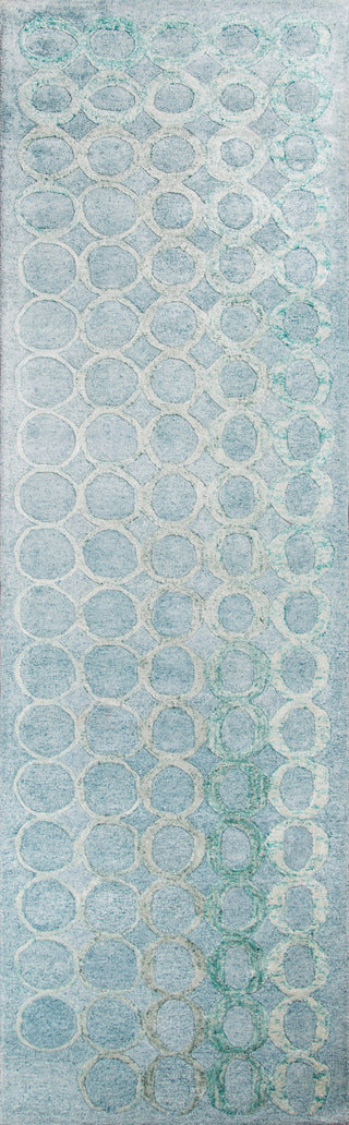 Momeni Millenia MI-01 Light Blue Area Rug Runner