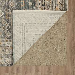 Karastan Echo Milo Grey Area Rug Back Image