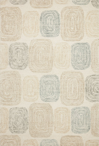 Loloi Milo MLO-01 Teal / Neutral Area Rug Main Image