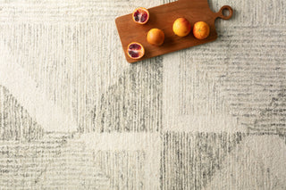 Loloi Milo MLO-06 Lt Grey / Granite Area Rug Close Up