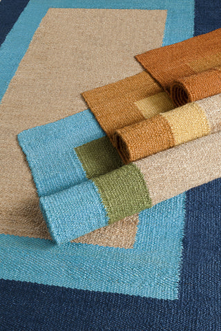 Surya Mimosa MIM-9002 Aqua Hand Woven Area Rug 