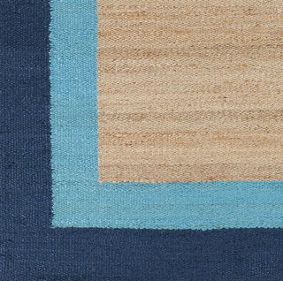 Surya Mimosa MIM-9002 Aqua Hand Woven Area Rug Sample Swatch