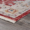 LR Resources Mirage Pleasant Traditional Red Area Rug Angle Image